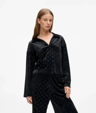 Polo de estar por casa con monograma
