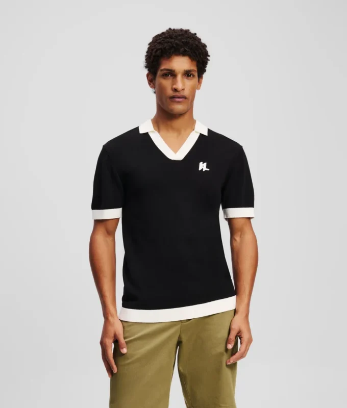 POLO DE PUNTO CON MONOGRAMA