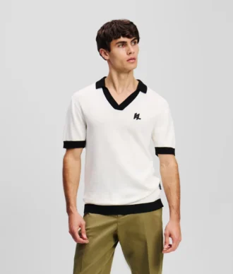 POLO DE PUNTO CON MONOGRAMA