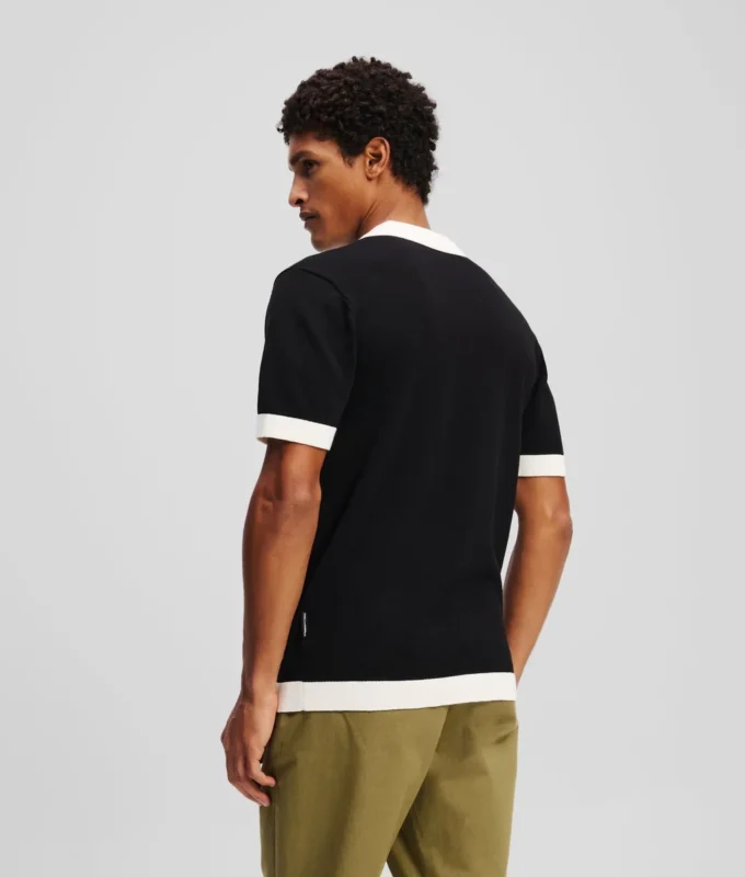 POLO DE PUNTO CON MONOGRAMA