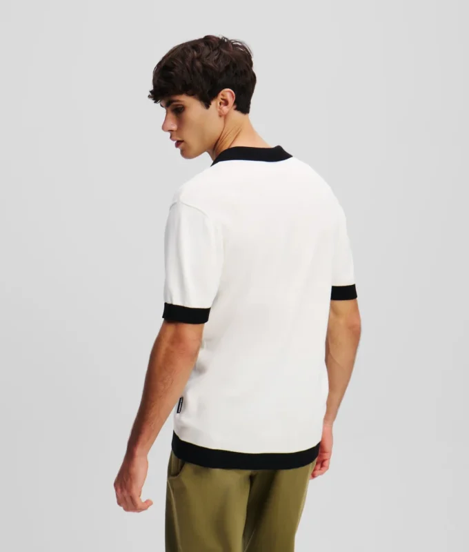 POLO DE PUNTO CON MONOGRAMA