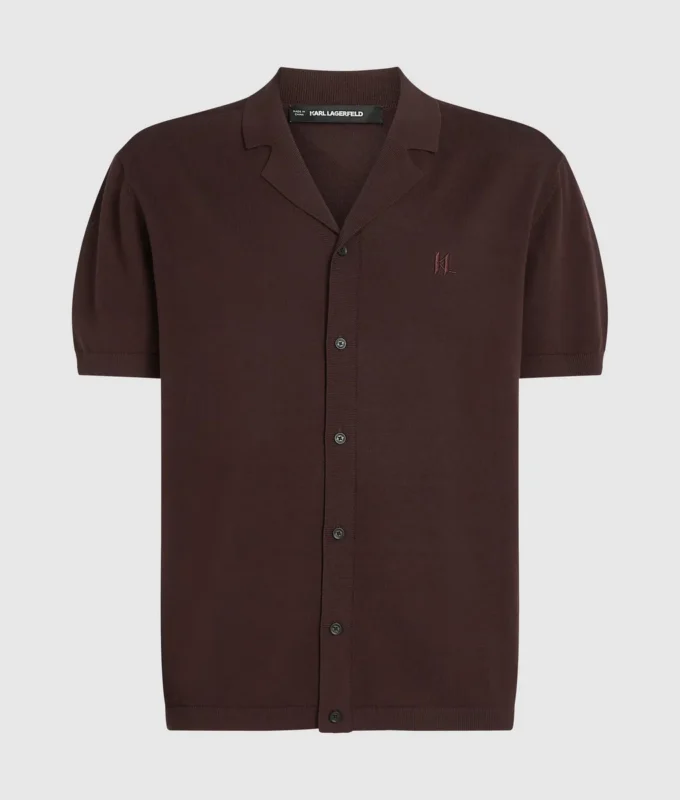 Polo de punto con monograma