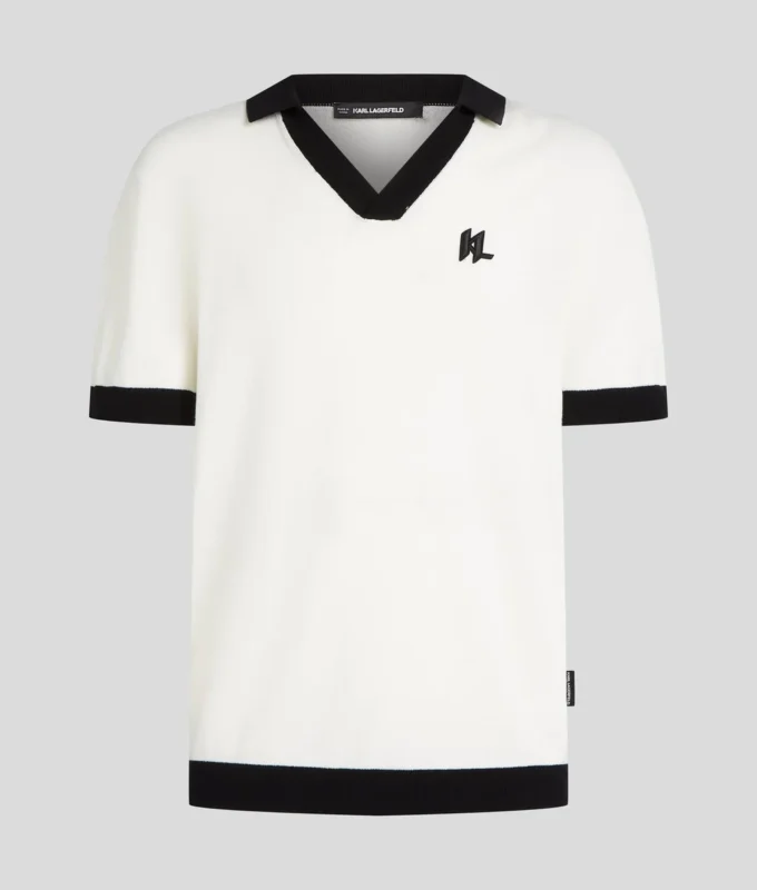 POLO DE PUNTO CON MONOGRAMA
