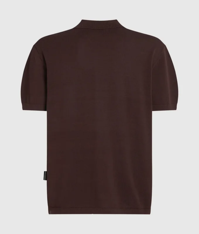 Polo de punto con monograma