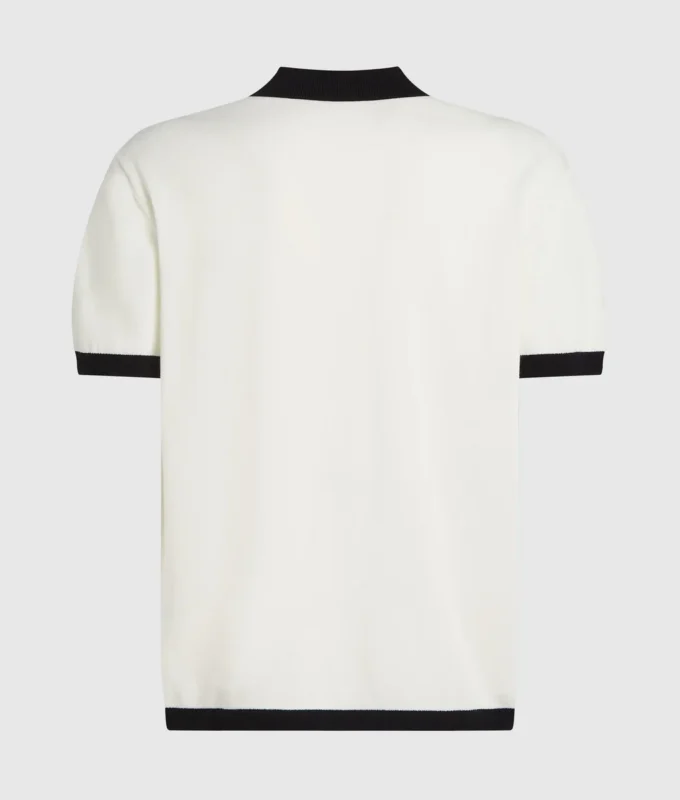 Polo de punto con monograma