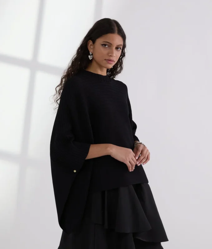 PONCHO DE PUNTO CANALÉ PONCHO DE PUNTO CANALÉ