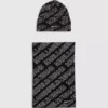 Set de regalo con bufanda y gorro con logotipo Set de regalo con bufanda y gorro con logotipo
