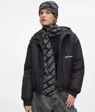 Set de regalo con bufanda y gorro con logotipo Set de regalo con bufanda y gorro con logotipo
