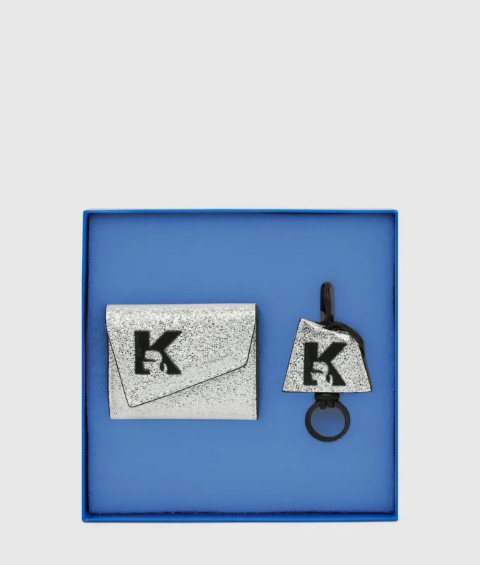 Set de regalo con cartera Geo y llavero