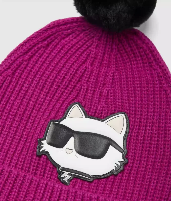 Set de regalo con gorro y braga para el cuello para niña Set de regalo con gorro y braga para el cuello para niña