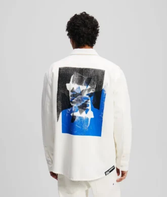 SOBRECAMISA DE DENIM CON ESTAMPADO KARL