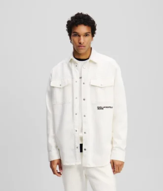 SOBRECAMISA DE DENIM CON ESTAMPADO KARL