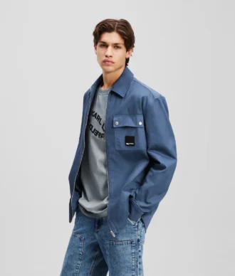 SOBRECAMISA DE MATERIALES MIXTOS