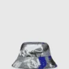 Sombrero tipo pescador reversible con grafitis