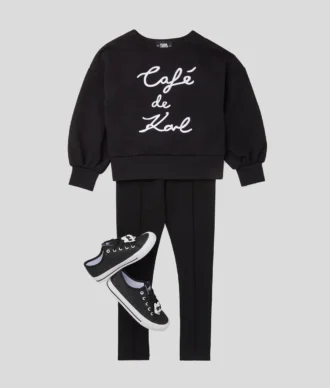 SUDADERA CAFÉ DE KARL PARA NIÑA