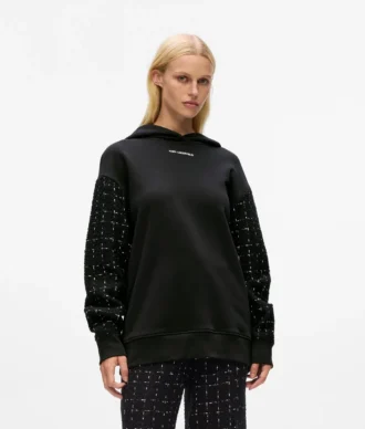 Sudadera con capucha Bouclé
