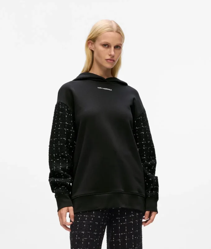 Sudadera con capucha Bouclé