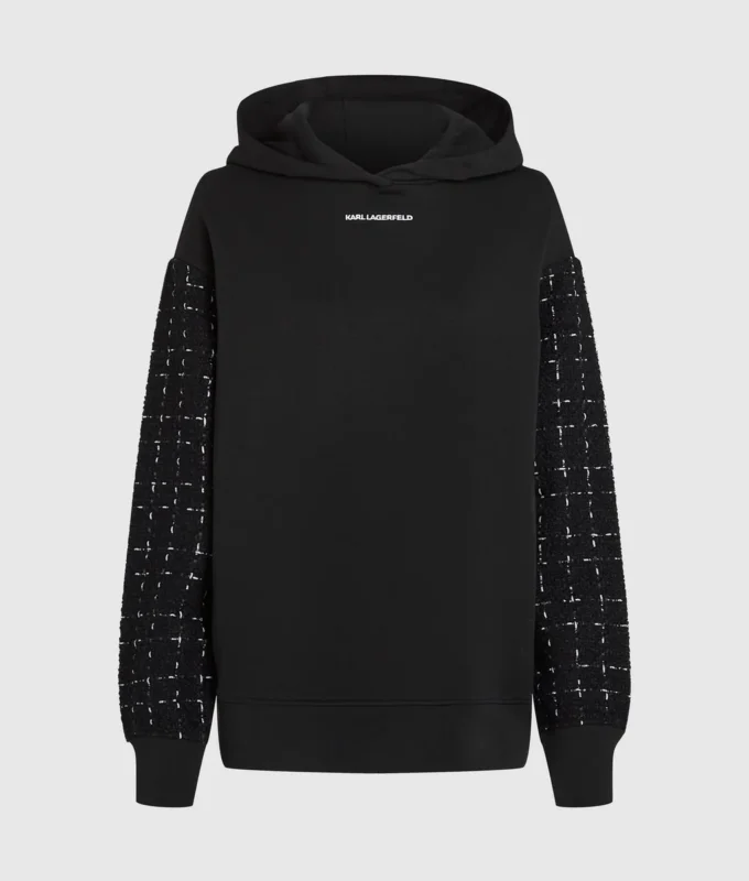 Sudadera con capucha Bouclé