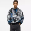 Sudadera con capucha con efecto pintura integral Sudadera con capucha con efecto pintura integral