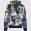 Sudadera con capucha con efecto pintura integral Sudadera con capucha con efecto pintura integral