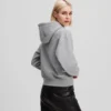 SUDADERA CON CAPUCHA CORTA IKON PATCH