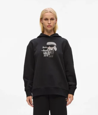 Sudadera con capucha Ikon con pedrería