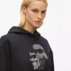 Sudadera con capucha Ikon con pedrería Sudadera con capucha Ikon con pedrería