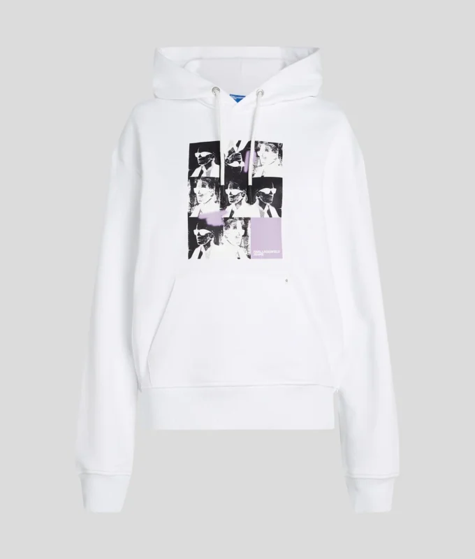 SUDADERA CON CAPUCHA KARL PRINT SUDADERA CON CAPUCHA KARL PRINT