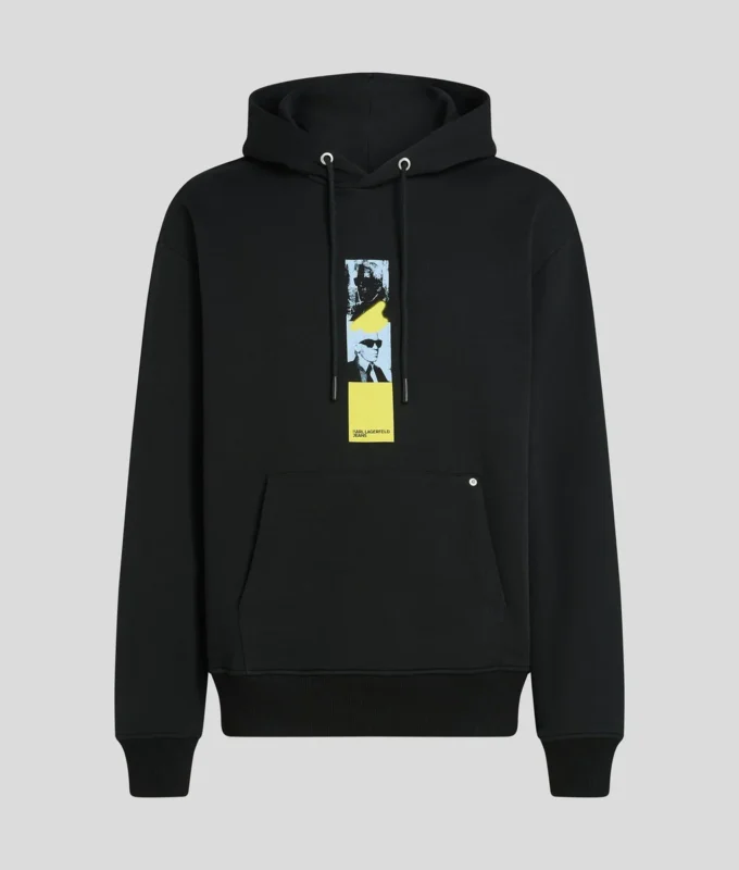 SUDADERA CON CAPUCHA KARL PRINT SUDADERA CON CAPUCHA KARL PRINT