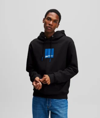 SUDADERA CON CAPUCHA KLJ BOX LOGO