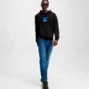 SUDADERA CON CAPUCHA KLJ BOX LOGO SUDADERA CON CAPUCHA KLJ BOX LOGO