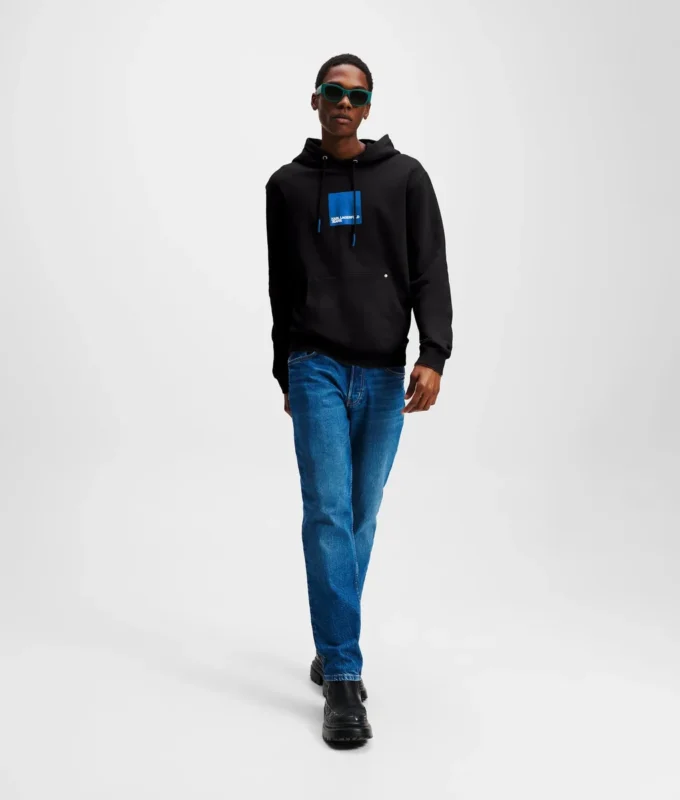 SUDADERA CON CAPUCHA KLJ BOX LOGO SUDADERA CON CAPUCHA KLJ BOX LOGO