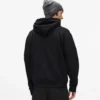 Sudadera con capucha y bolsillo de denim Sudadera con capucha y bolsillo de denim