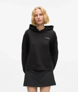 Sudadera con capucha y cinta con logotipo