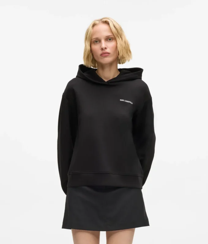 Sudadera con capucha y cinta con logotipo Sudadera con capucha y cinta con logotipo
