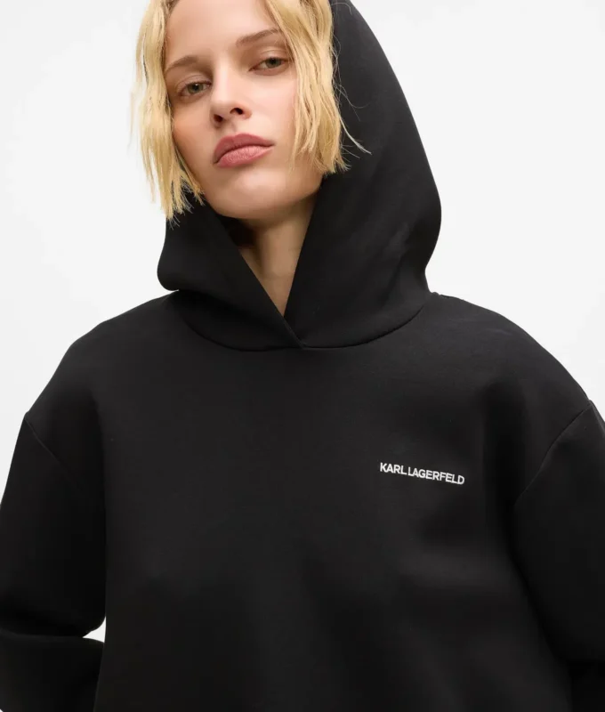 Sudadera con capucha y cinta con logotipo Sudadera con capucha y cinta con logotipo