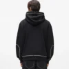 Sudadera con capucha y costuras en contraste Sudadera con capucha y costuras en contraste
