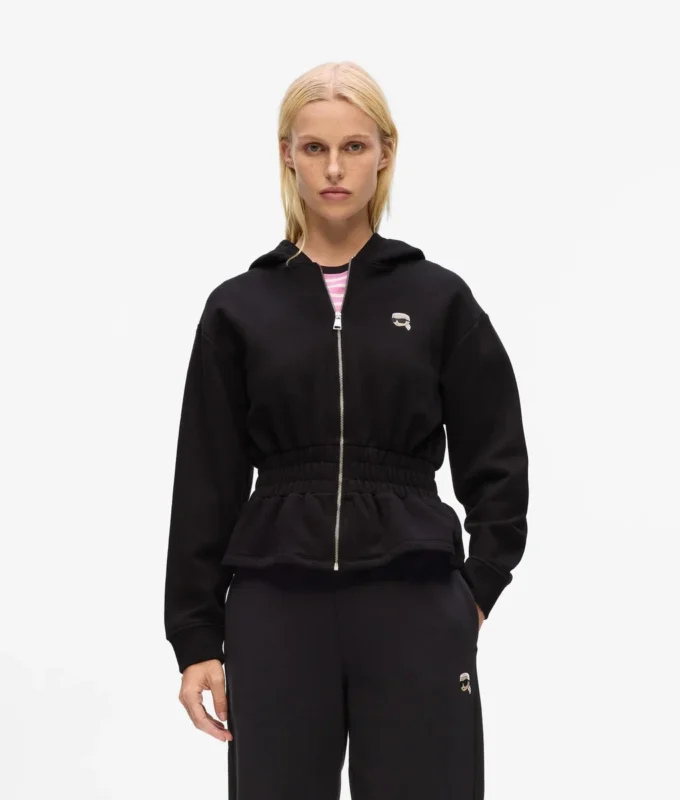 Sudadera con capucha y cremallera ajustada Ikon Sudadera con capucha y cremallera ajustada Ikon