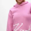 Sudadera con capucha y dobladillo Signature