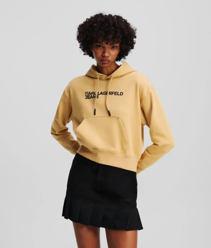 SUDADERA CON CAPUCHA Y LOGOTIPO