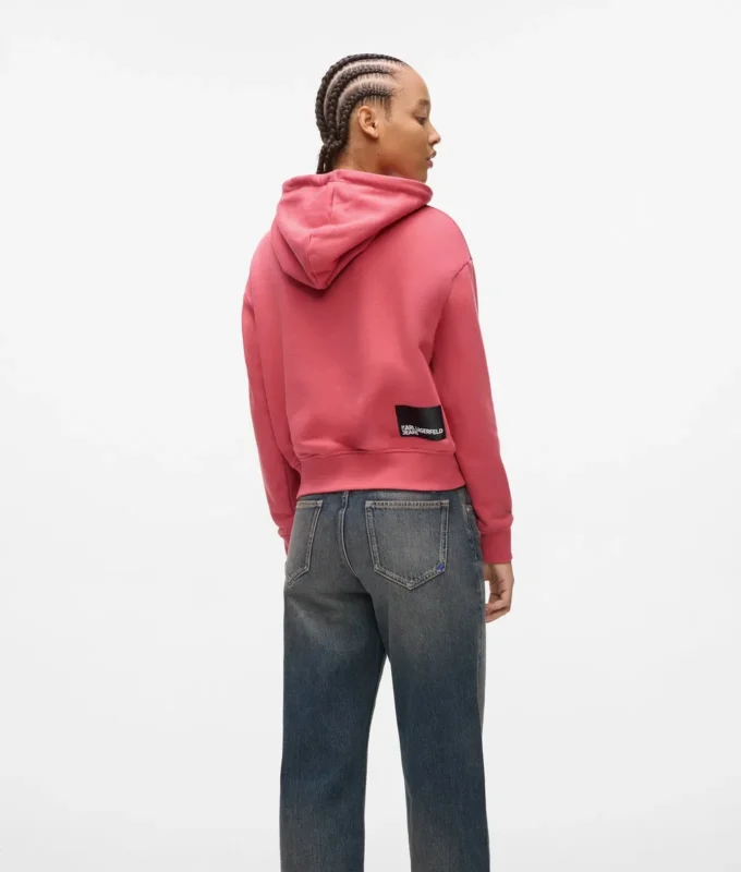 SUDADERA CON CAPUCHA Y LOGOTIPO