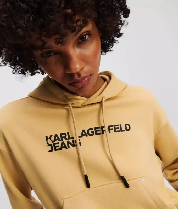 SUDADERA CON CAPUCHA Y LOGOTIPO