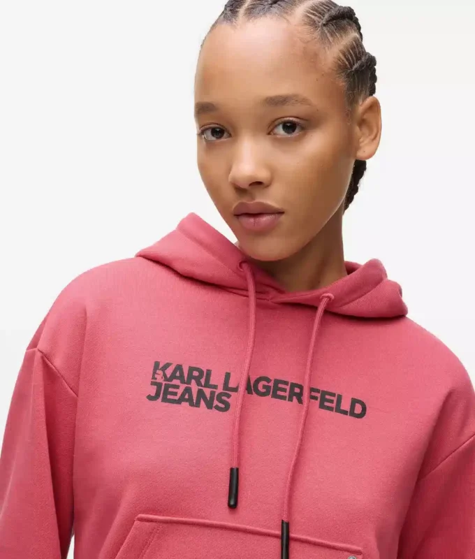 SUDADERA CON CAPUCHA Y LOGOTIPO