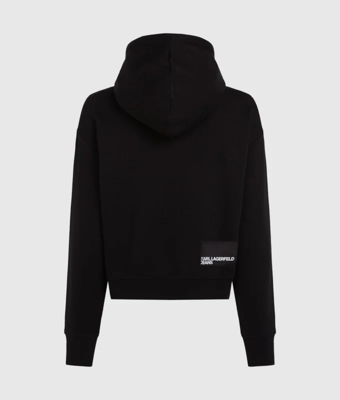SUDADERA CON CAPUCHA Y LOGOTIPO