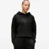 Sudadera con capucha y monograma con tachuelas Sudadera con capucha y monograma con tachuelas