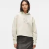 Sudadera con capucha y monograma con tachuelas Sudadera con capucha y monograma con tachuelas