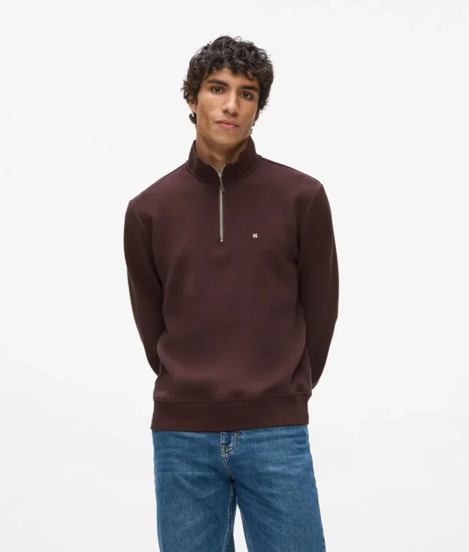 Sudadera con cremallera de un cuarto Sudadera con cremallera de un cuarto