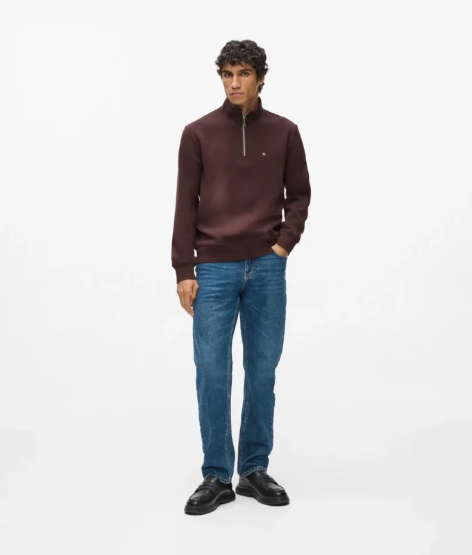 Sudadera con cremallera de un cuarto Sudadera con cremallera de un cuarto