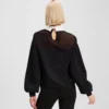 SUDADERA CON CUELLO DE POPELÍN