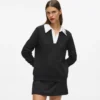 Sudadera con cuello exclusivo